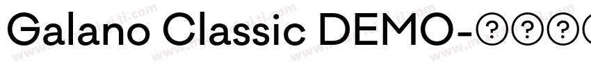 Galano Classic DEMO字体转换